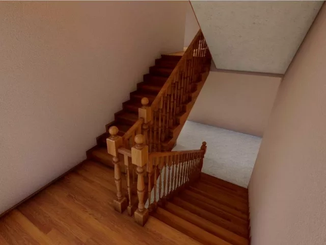 дизайн проект 2 бетонных лестниц