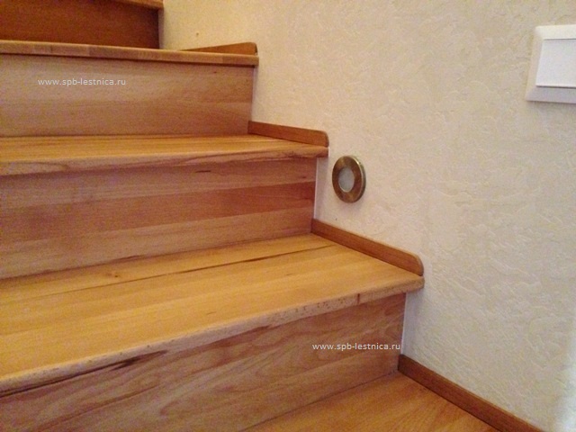 Ступени деревянные на бетонную лестницу – монтируем самостоятельно