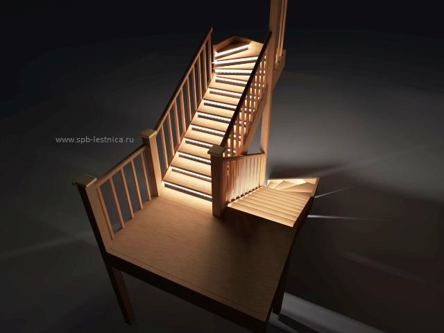 проект лестницы на второй этаж