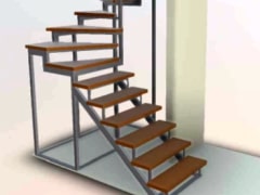 размеры лестницы из металла