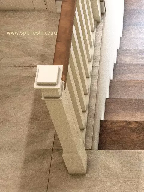 дизайн отделки бетонной лестницы дубом