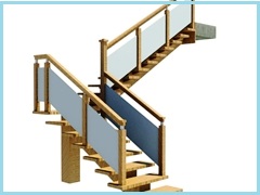 3 Д дизайн лестницы на монокосоуре