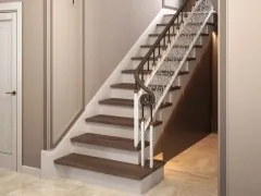 дизайн проект красивой отделки лестницы из бетона под ключ